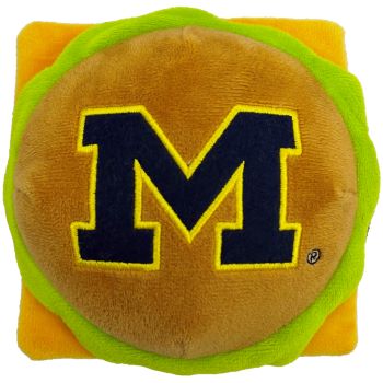 Michigan Wolverines- Plush Hamburger Toy